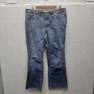 Mossimo Denim Womens Jeans Size 18W Classic Blue Bootcut Cotton Blend